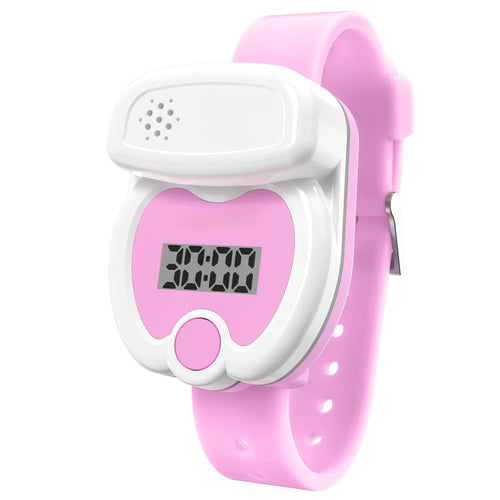 Training Watch for Toddlers, Cute Apple-Shaped Design with 5 Timing Modes (30-180min), Music & Flash Reminders, Magnetic Charging, Compact Screen