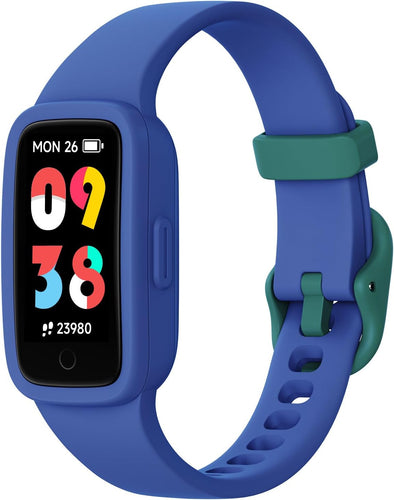 Kids Fitness Tracker Watch, AMOLED Screen, No App No Phone Needed, 3ATM Waterproof, Heart Rate and Sleep Monitor, Pedometer Watch